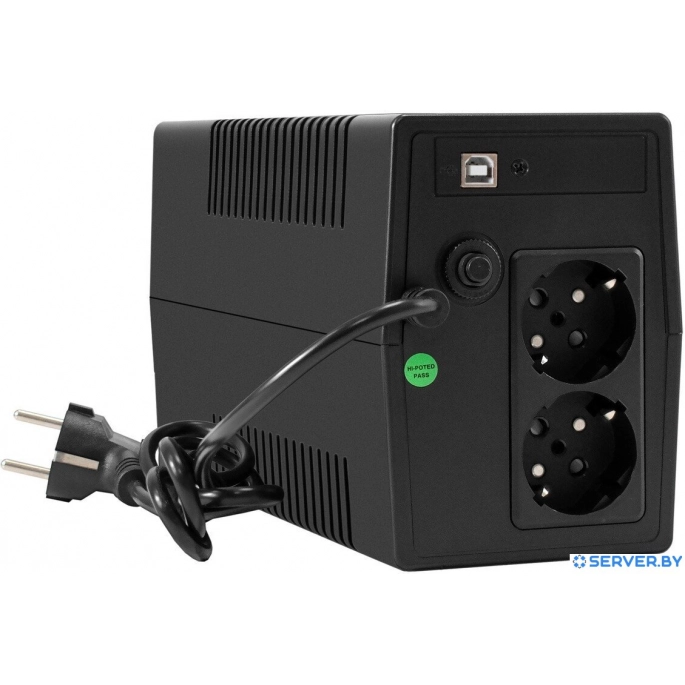 Источник бесперебойного питания ExeGate Power NB-650.LED.AVR.2SH.USB. Фото4