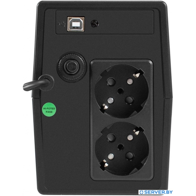 Источник бесперебойного питания ExeGate Power NB-650.LED.AVR.2SH.USB. Фото5