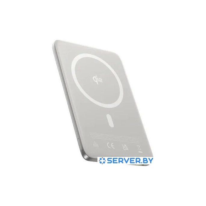 Внешний аккумулятор Baseus PicoGo AM41 Ultra-Slim Qi2 Magnetic Power Bank 10000mAh (титановый). Фото1