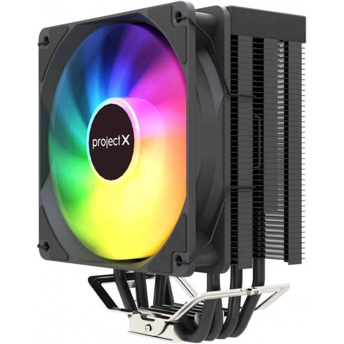 Кулер для процессора Project X A400 ARGB (черный). Фото1