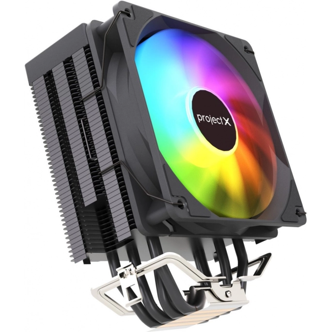 Кулер для процессора Project X A400 ARGB (черный). Фото6