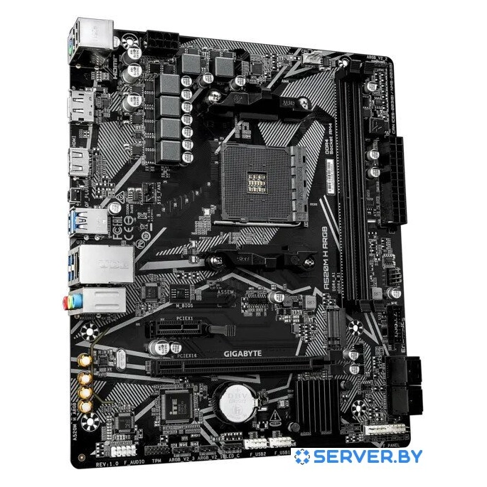 Материнская плата Gigabyte A520M H ARGB (rev. 1.0). Фото3