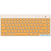 Клавиатура Xiaomi Dual Mode Wireless Keyboard XMBXJP01YM (бежевый/желтый)