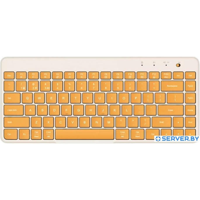 Клавиатура Xiaomi Dual Mode Wireless Keyboard XMBXJP01YM (бежевый/желтый). Фото1