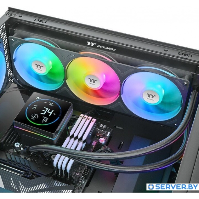 Система жидкостного охлаждения для процессора Thermaltake TH360-S V3 ARGB Sync CL-W470-PL12SW-A. Фото5