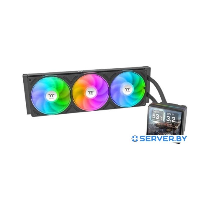 Система жидкостного охлаждения для процессора Thermaltake TH360 V3 Ultra ARGB Sync CL-W474-PL12SW-A. Фото1