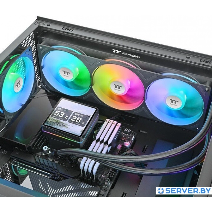 Система жидкостного охлаждения для процессора Thermaltake TH360 V3 Ultra ARGB Sync CL-W474-PL12SW-A. Фото6