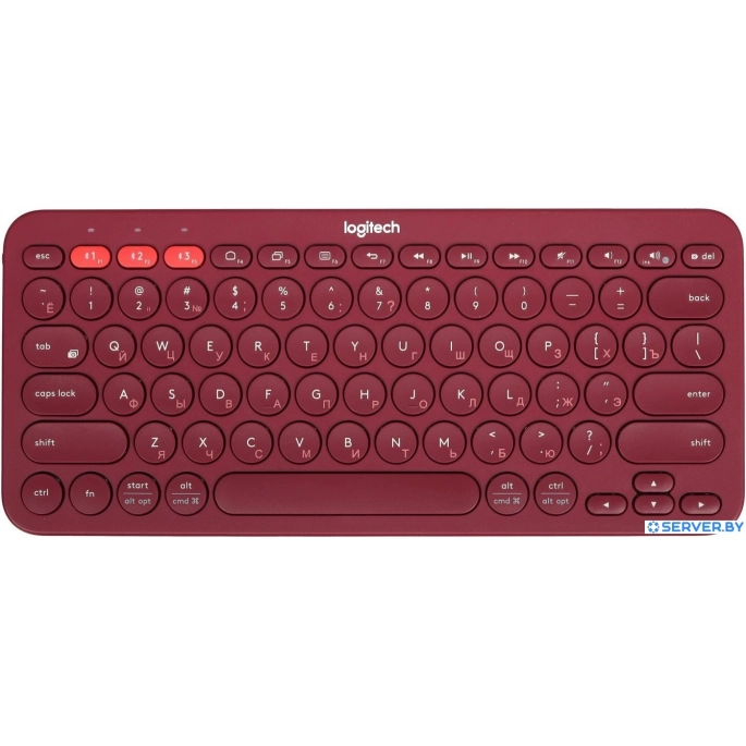 Клавиатура Logitech Multi-Device K380 Bluetooth 920-007655 (красный). Фото1