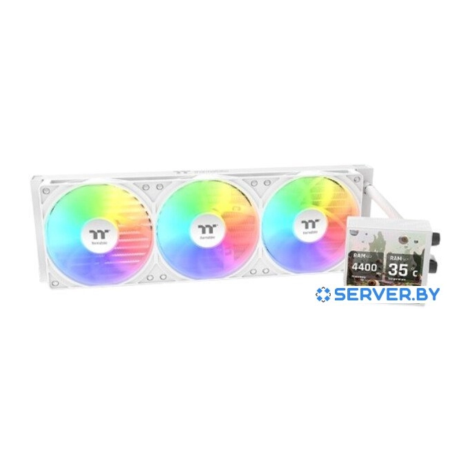 Система жидкостного охлаждения для процессора Thermaltake LB360 Ultra ARGB Sync Snow CL-W508-PL12SW-A. Фото1