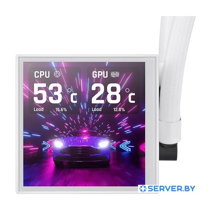 Система жидкостного охлаждения для процессора Thermaltake LB360 Ultra ARGB Sync Snow CL-W508-PL12SW-A. Фото2