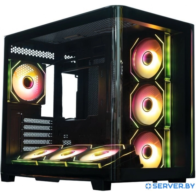 Корпус XASTRA QR600 7ARGB C10-UC (черный). Фото1