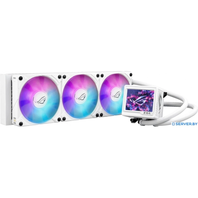 Система жидкостного охлаждения для процессора ASUS ROG Ryujin III 360 ARGB Extreme White Edition. Фото3