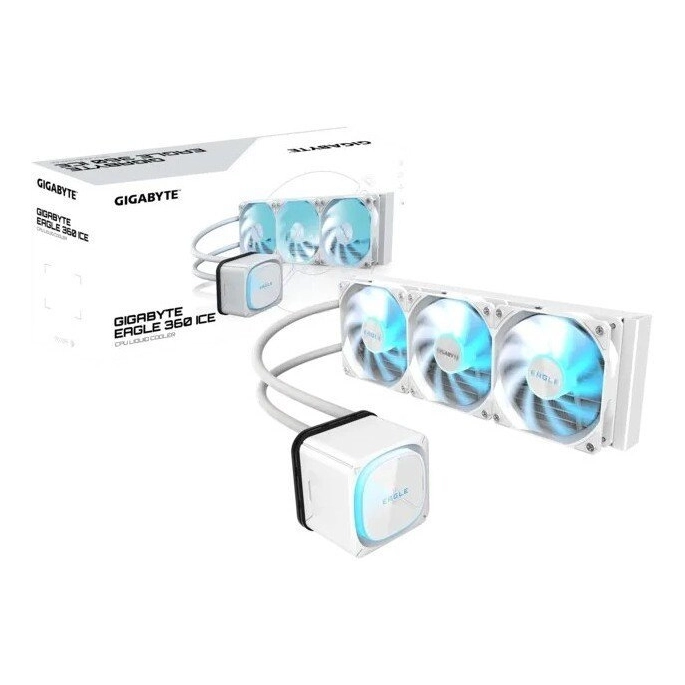 Система жидкостного охлаждения для процессора Gigabyte Eagle 360 Ice. Фото3