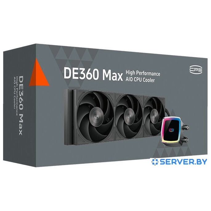 Система жидкостного охлаждения для процессора PCCooler DE360 Max (черный). Фото5