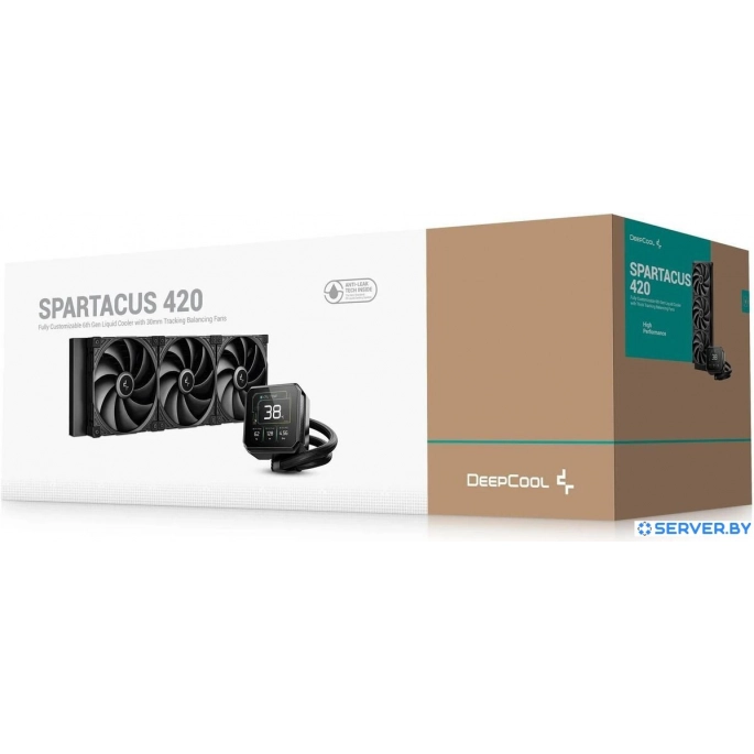 Система жидкостного охлаждения для процессора DeepCool Spartacus 420 R-SPT420-BKDSMP-G-1. Фото5