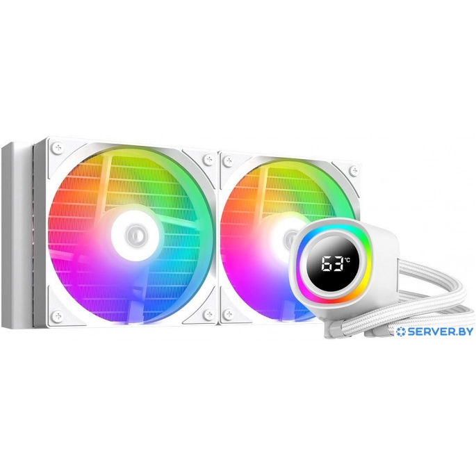 Система жидкостного охлаждения для процессора ID-Cooling FX240 TD White. Фото1