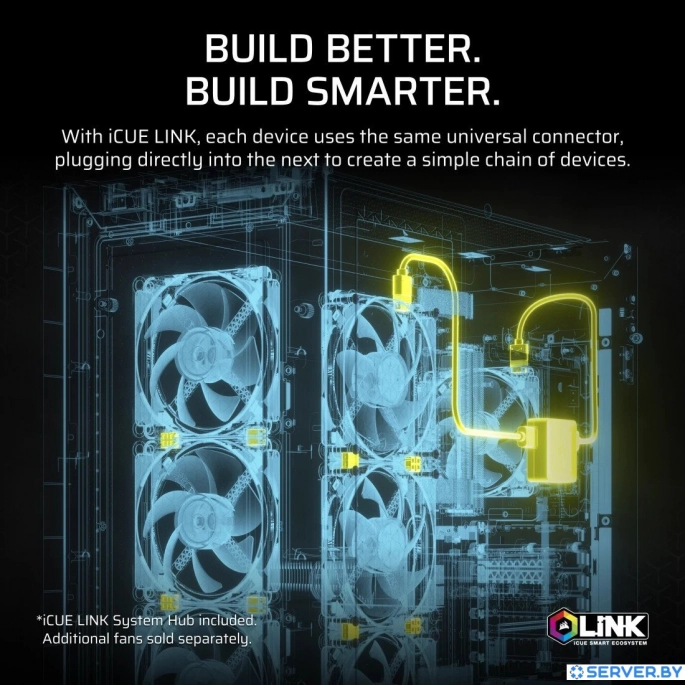 Система жидкостного охлаждения для процессора Corsair iCUE LINK TITAN 360 RX RGB CW-9061018-WW. Фото6