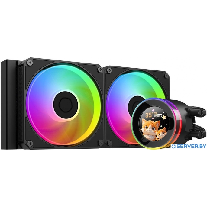 Система жидкостного охлаждения для процессора ID-Cooling SL240 V2. Фото1