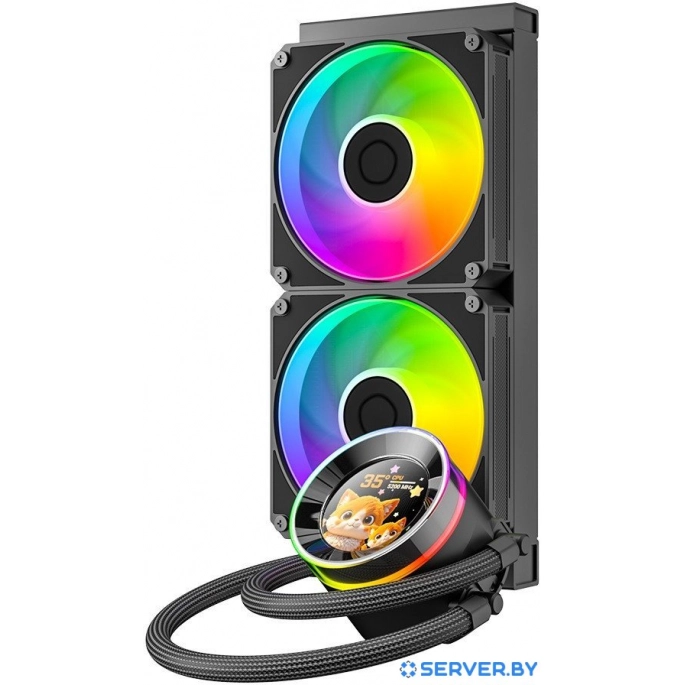 Система жидкостного охлаждения для процессора ID-Cooling SL240 V2. Фото2