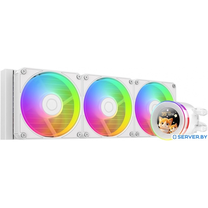 Система жидкостного охлаждения для процессора ID-Cooling SL360 V2 White. Фото1
