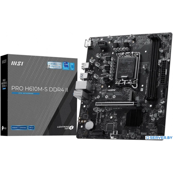 Материнская плата MSI Pro H610M-S DDR4 II. Фото3