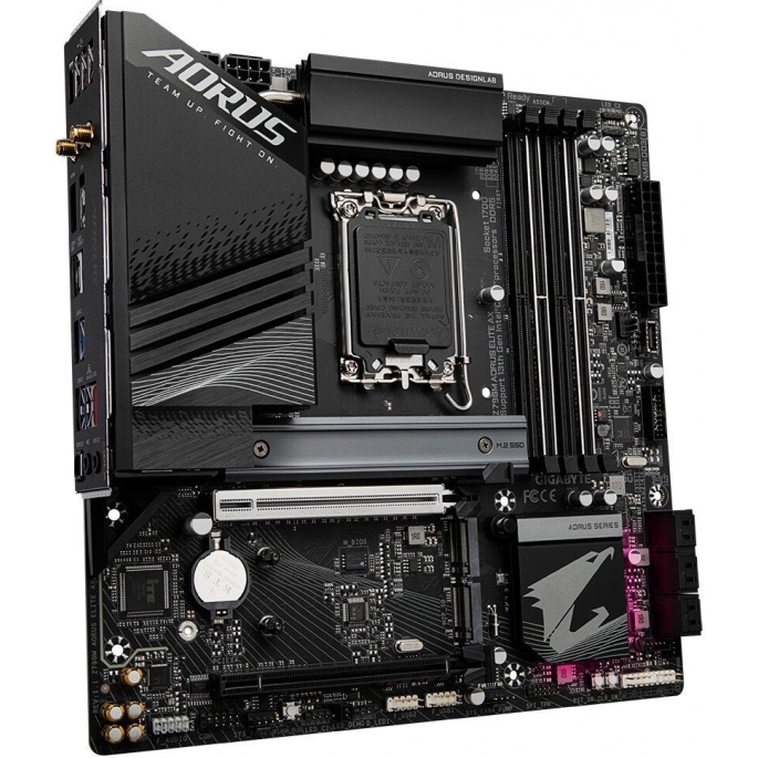 Материнская плата Gigabyte Z790M Aorus Elite AX (rev. 1.2). Фото2