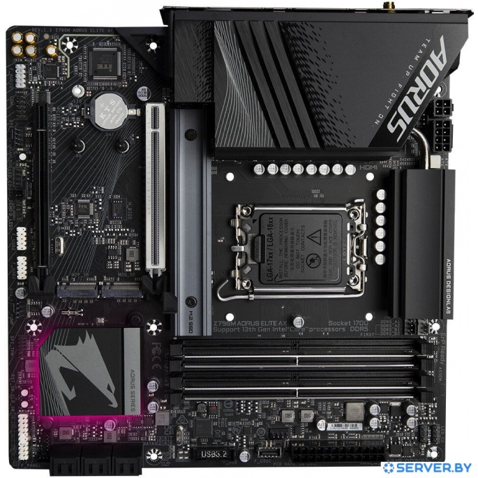 Материнская плата Gigabyte Z790M Aorus Elite AX (rev. 1.2). Фото3
