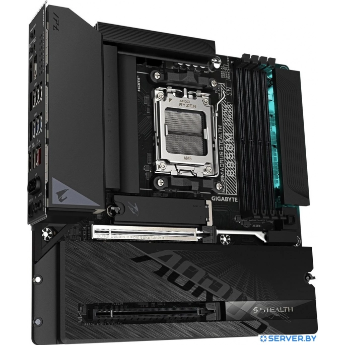 Материнская плата Gigabyte B850M Aorus Stealth (rev. 1.0). Фото3