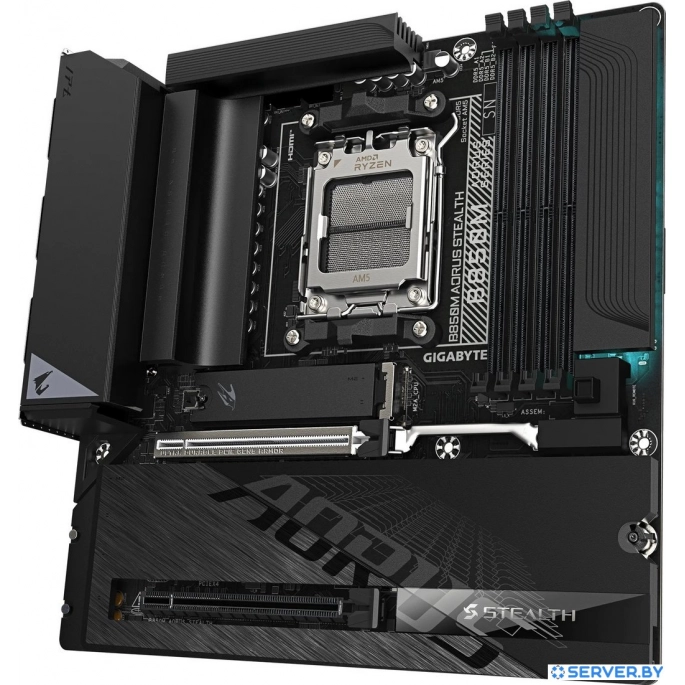 Материнская плата Gigabyte B850M Aorus Stealth (rev. 1.0). Фото4