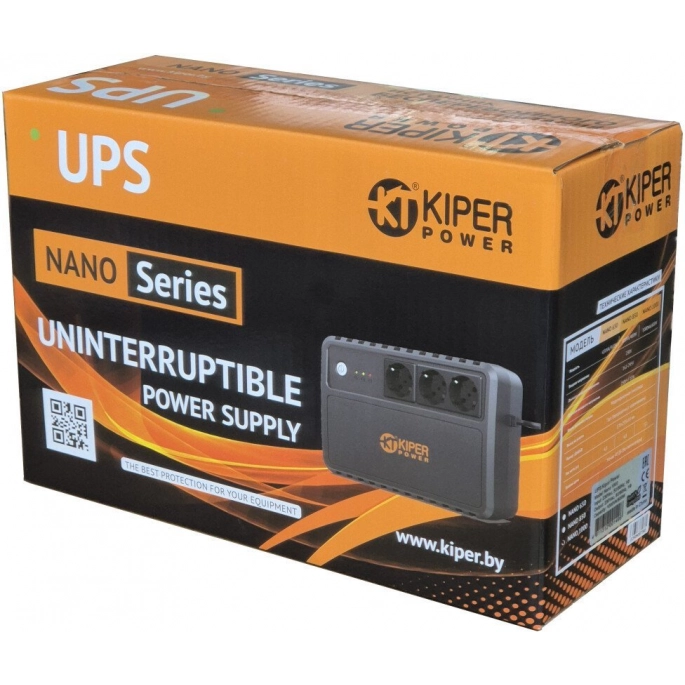 Источник бесперебойного питания Kiper Power Nano 850 (850VA/480W). Фото3