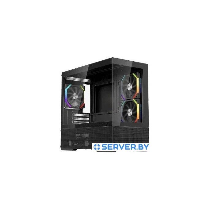 Корпус 1stPlayer CV6 ARGB CV6-BK-2FAR-2FH7R-1FH7 (черный). Фото1