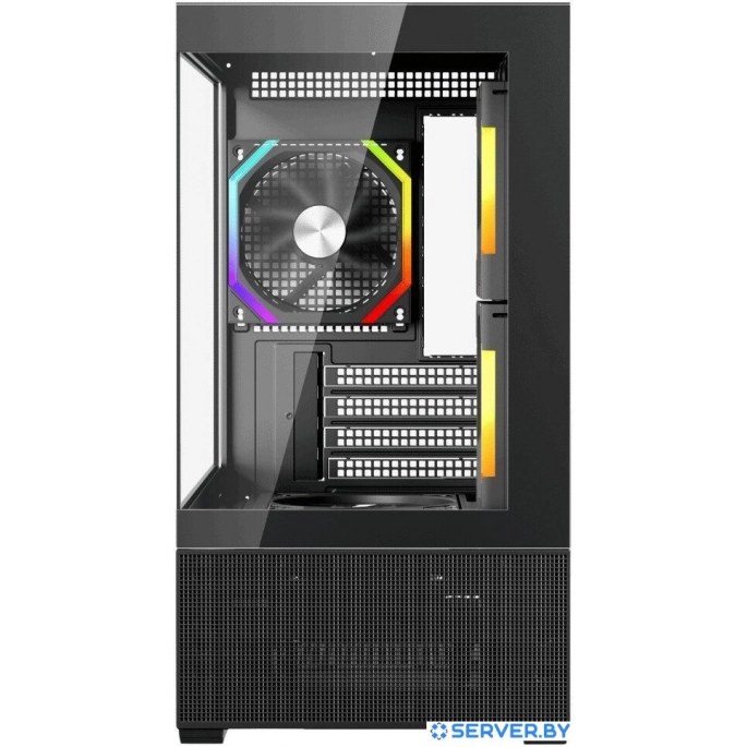 Корпус 1stPlayer CV6 ARGB CV6-BK-2FAR-2FH7R-1FH7 (черный). Фото2