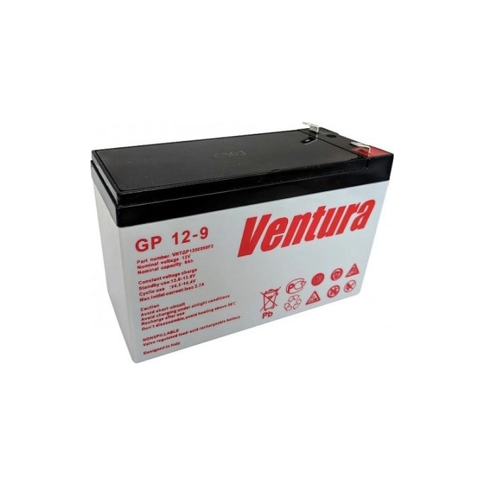 Аккумулятор для ИБП Ventura GP 12-9 (12 В/9 А·ч). Фото2