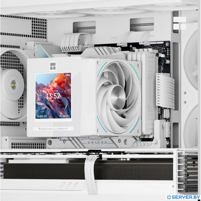 Кулер для процессора Thermalright Phantom Spirit 120 Vision SNOW (белый). Фото3