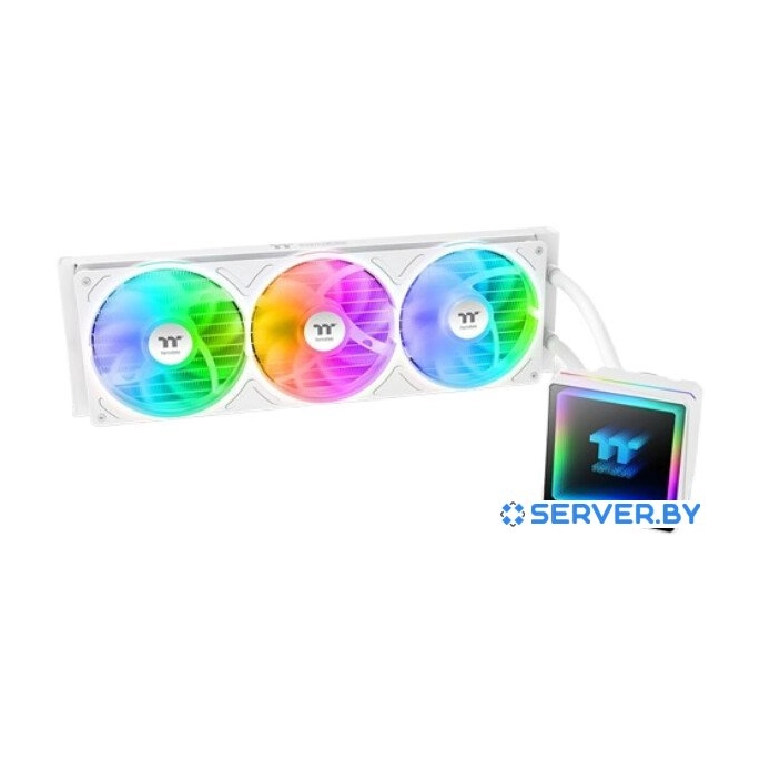 Система жидкостного охлаждения для процессора Thermaltake TH360 V3 ARGB Sync Snow Edition CL-W468-PL12SW-A. Фото1