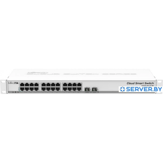 Коммутатор Mikrotik CSS326-24G-2S+RM. Фото 1
