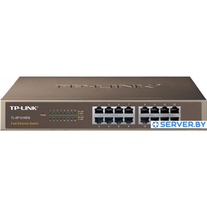 Коммутатор TP-Link TL-SF1016DS. Фото 1