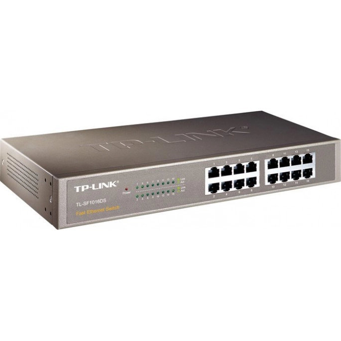 Коммутатор TP-Link TL-SF1016DS. Фото 2