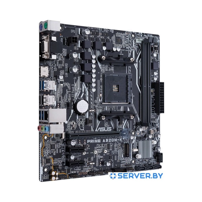 Материнская плата ASUS Prime A320M-K. Фото 4