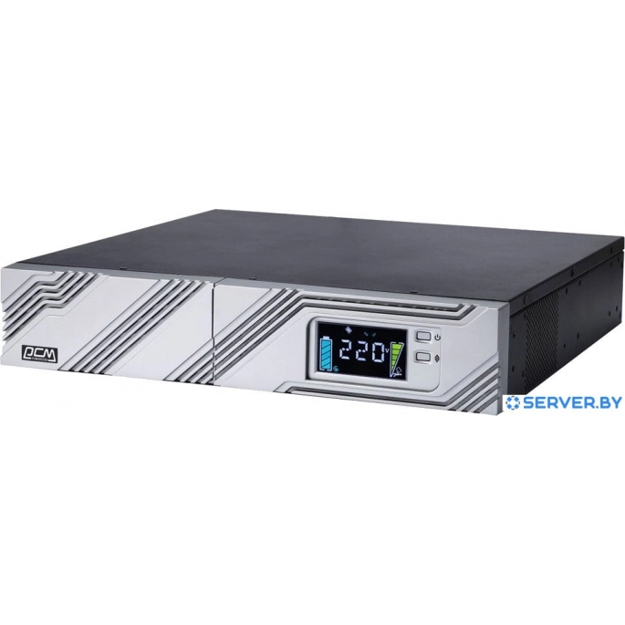 Источник бесперебойного питания Powercom Smart Rack&Tower SRT-3000A LCD. Фото 1