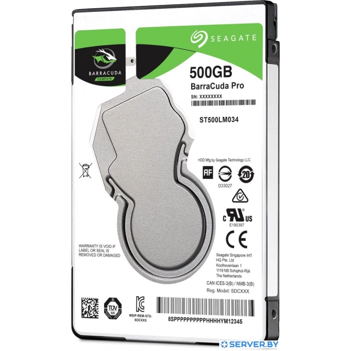 Жесткий диск Seagate Barracuda Pro 500GB ST500LM034. Фото 2