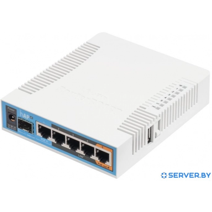 Wi-Fi роутер Mikrotik hAP ac [RB962UiGS-5HacT2HnT]. Фото 1