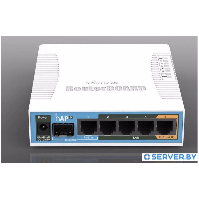 Wi-Fi роутер Mikrotik hAP ac [RB962UiGS-5HacT2HnT]. Фото 4