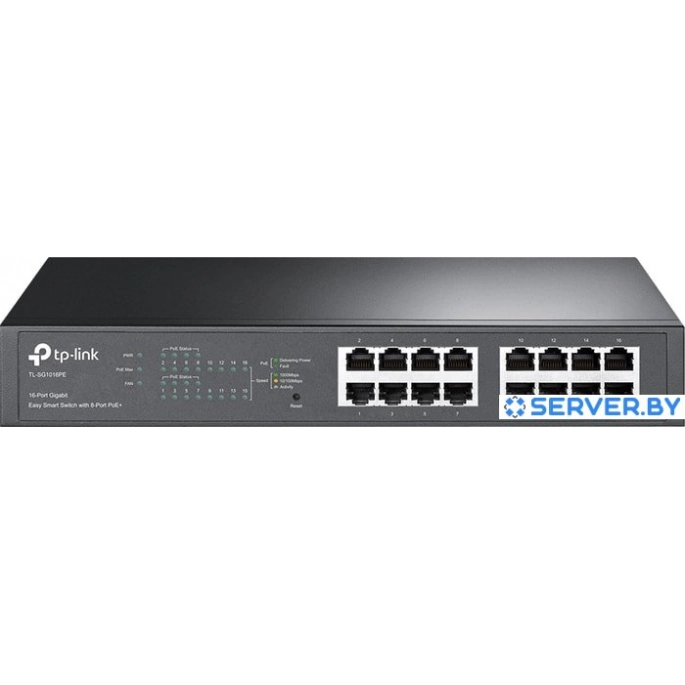 Настраиваемый коммутатор TP-Link TL-SG1016PE. Фото1