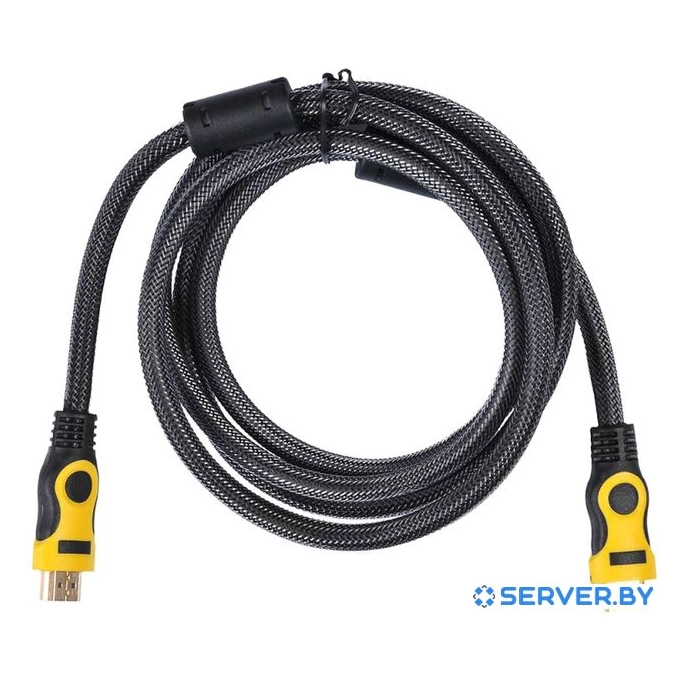 Кабель Buro HDMI 19M-19M Braid. Фото1