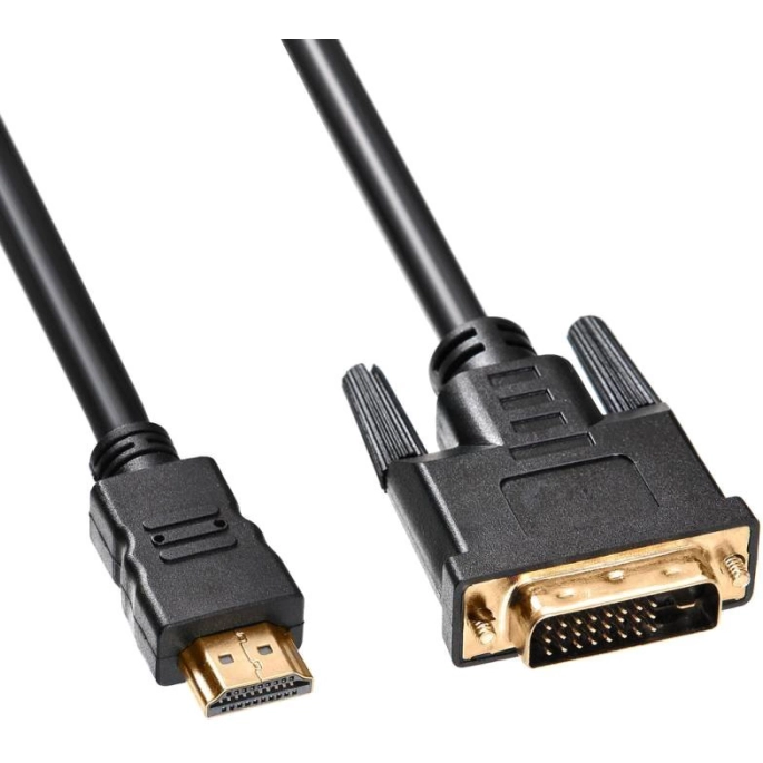 Кабель Buro HDMI-19M-DVI-D-5M. Фото2