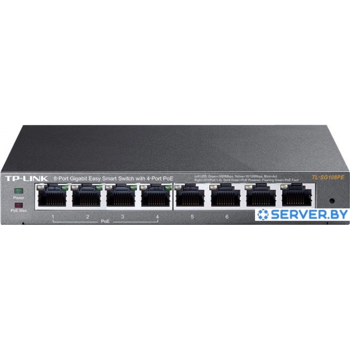 Коммутатор TP-Link TL-SG108PE. Фото 1