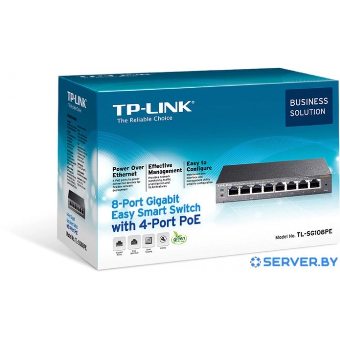 Коммутатор TP-Link TL-SG108PE. Фото 5