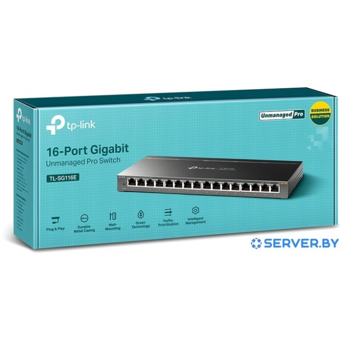 Коммутатор TP-Link TL-SG116E. Фото3