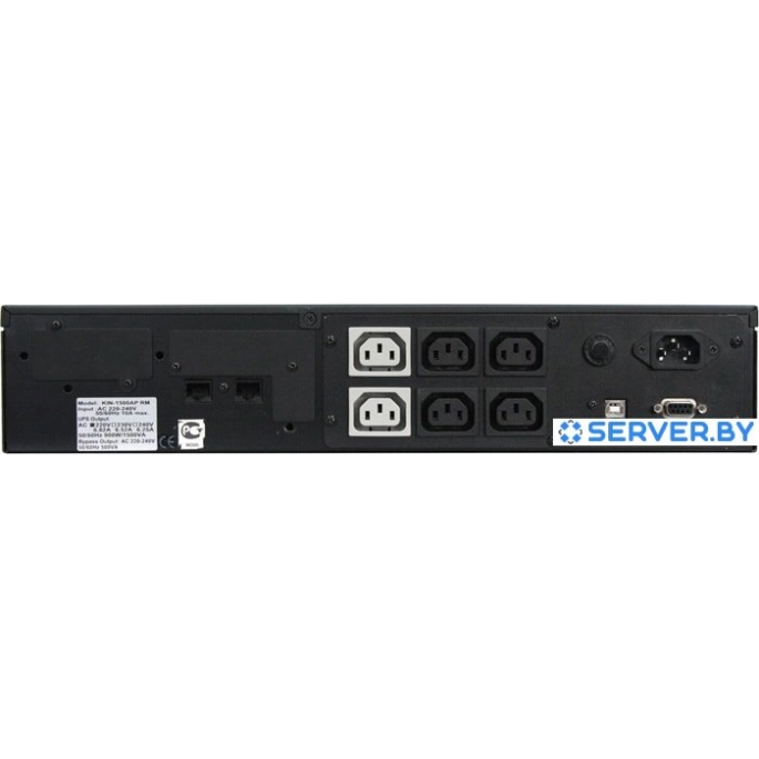 Источник бесперебойного питания Powercom King Pro RM KIN-1200AP LCD RM. Фото2